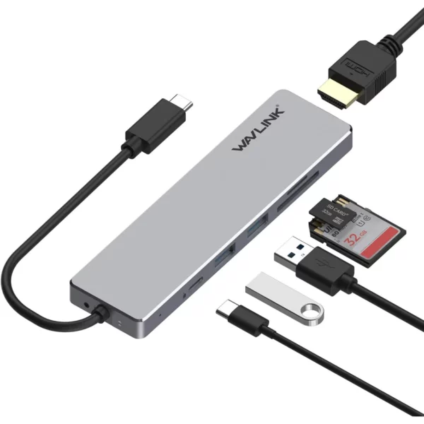 Docking Station Wavlink WL-UHP3407 Mini USB-C 4K - Image 2