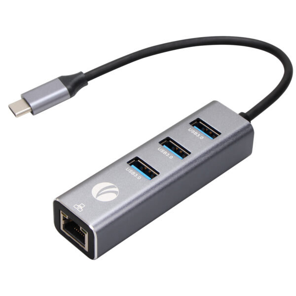 VCOM Hub Type C USB 3.1CM to USB 3.0 x3 + RJ45 DH311B