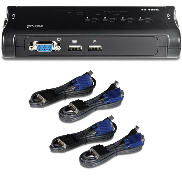 TRENDnet 4-Ports KVM Switch (VGA)